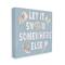 Stupell Industries Let It Snow Somewhere Else Seashells Canvas Wall Art